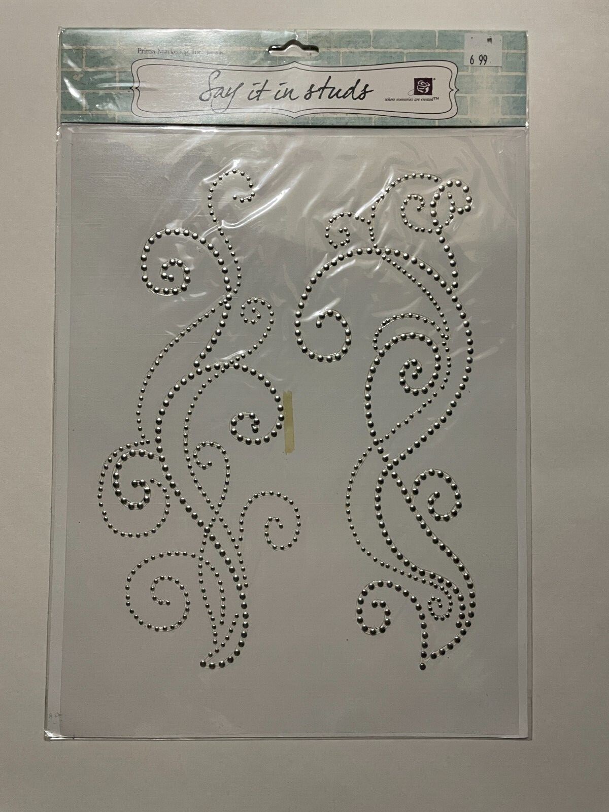 PRIMA "SAY IT WITH STUDS" ASSORTED FRAMES AND SWIRLS AND COLORS
