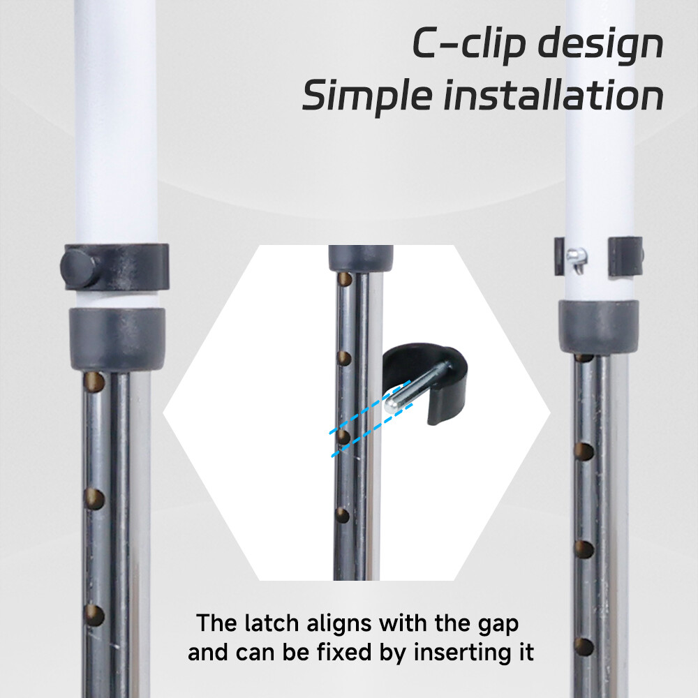 Assist Cane Height Adjustable Quick Assembly Walking Frame For Seniors Mobility