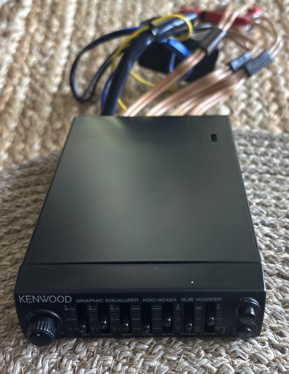 Kenwood KGC-4042A Graphic Equalizer Car Audio Signal Processor~ RARE~Find