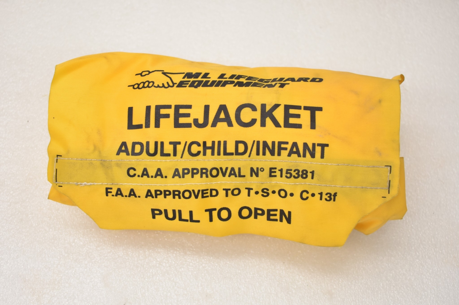 ML Lifeguard Equipment LG1329, LG1329-3 Lifejacket Adult/Child/Infant