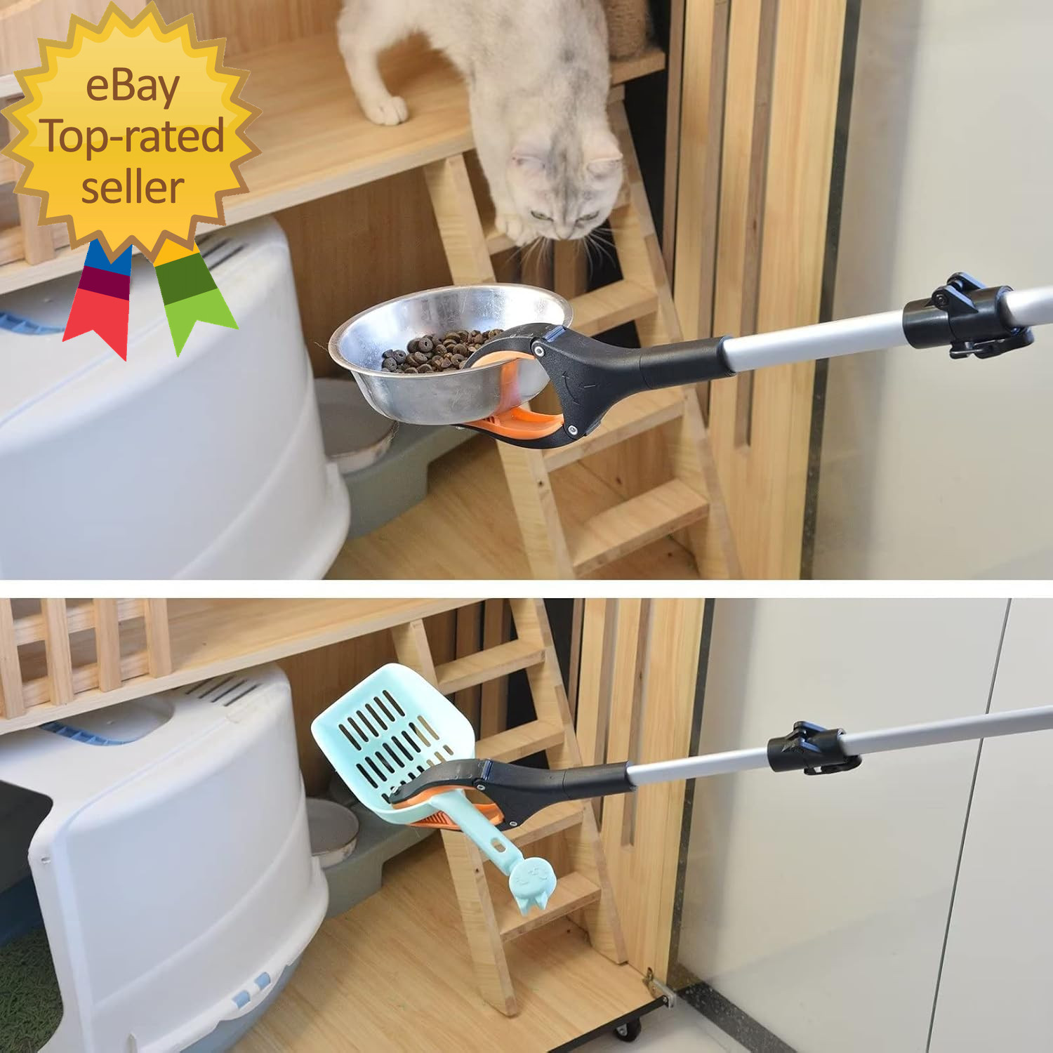 43" Extra Long Grabber Tool, Foldable Grabbers for Elderly Grab It Reaching Tool