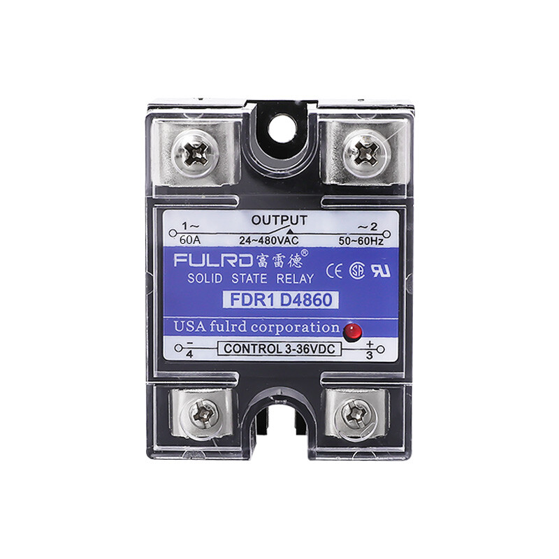 FULRD FDR1 D4860 60A DC-controlled AC single-phase solid state relay SSR-60DA