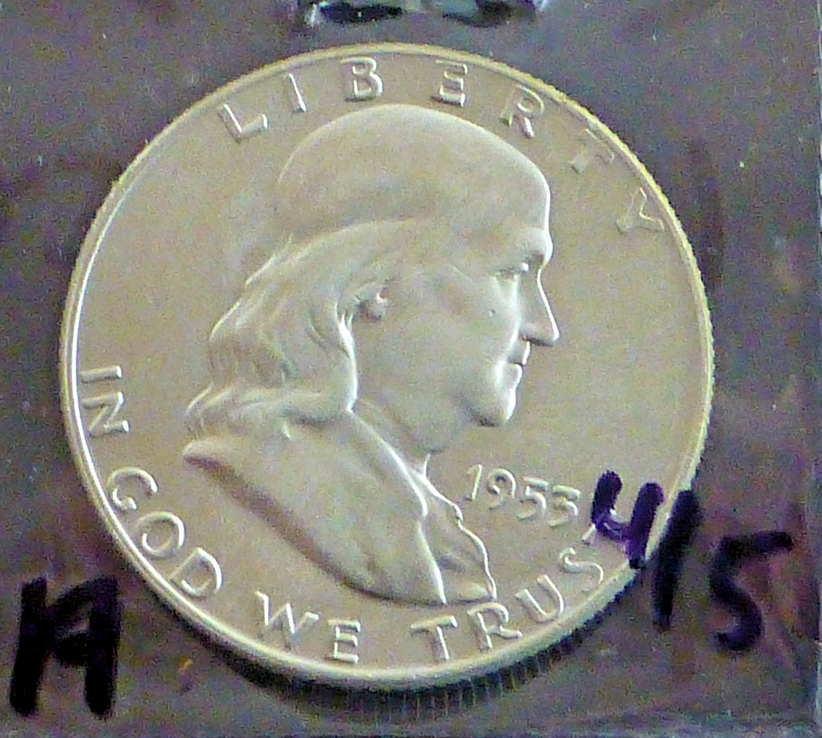 1953-D Benjamin Franklin Half Dollar