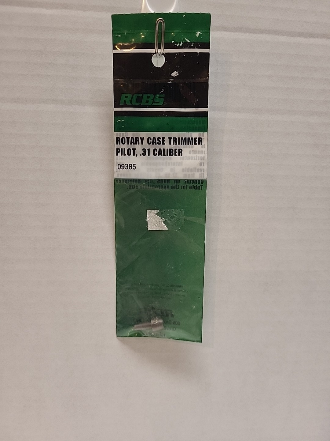 RCBS Rotary Case Trimmer Pilot. 31 Caliber 09385