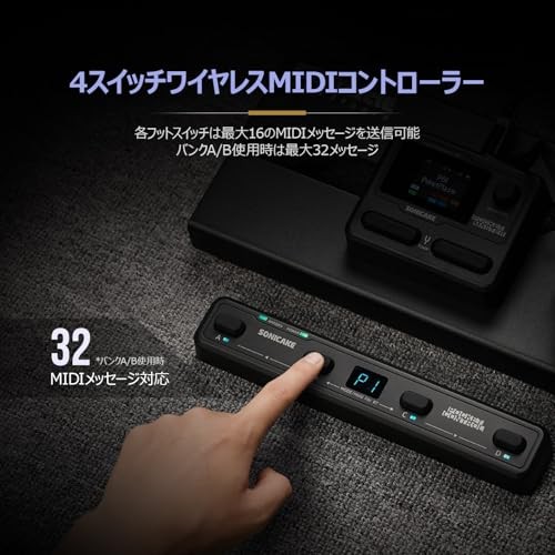 Sonicake Pocket Control MIDI Controller Transparent Black From Japan