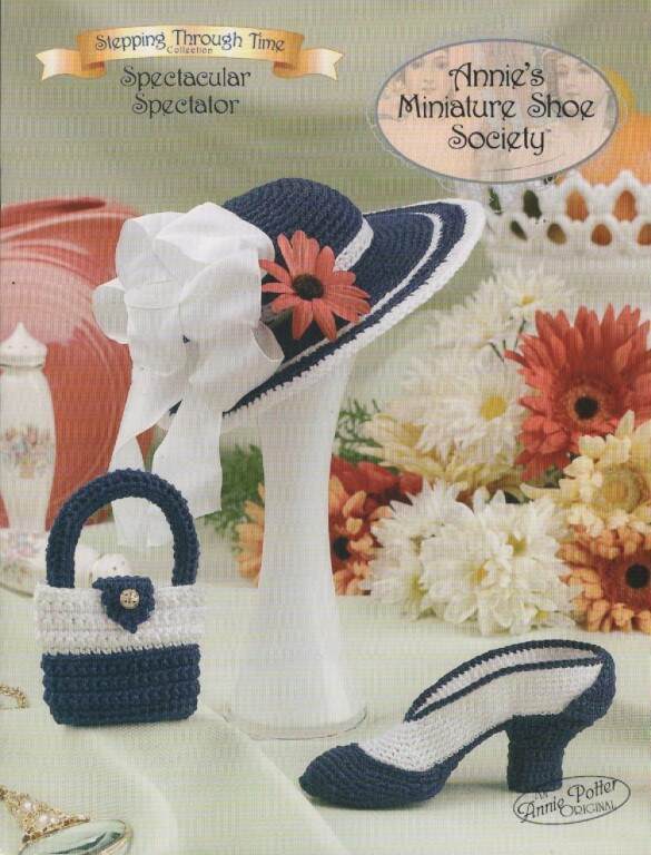 OOP!!! CROCHET ANNIE'S MINIATURE SHOE SOCIETY SPECTACULAR SPECTATOR