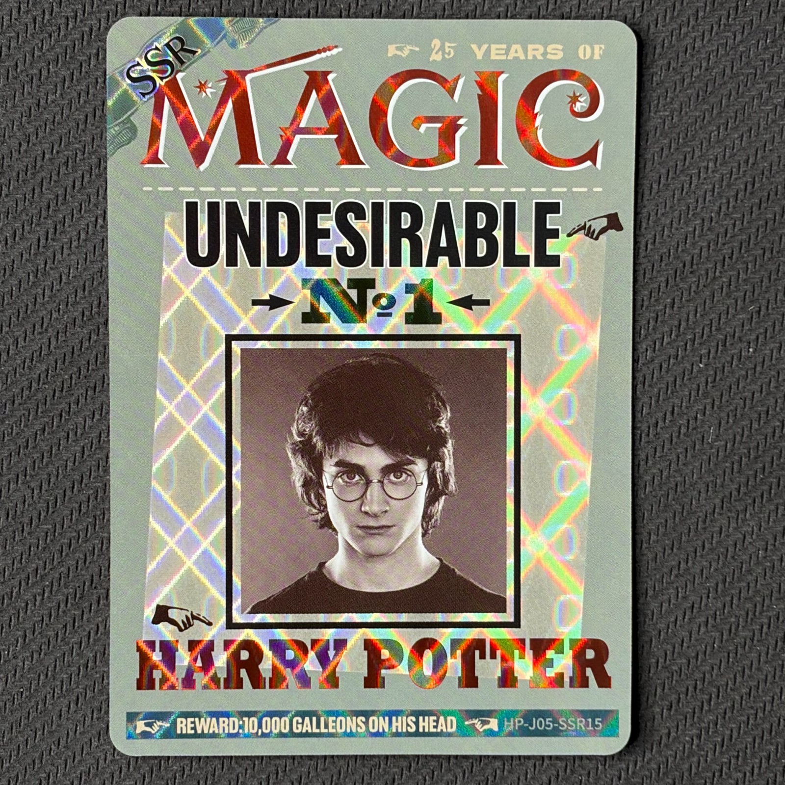 Harry Potter - 2026 Kayou Harry Potter 25 Years of Magic Card HP-J05-SSR15 Holo
