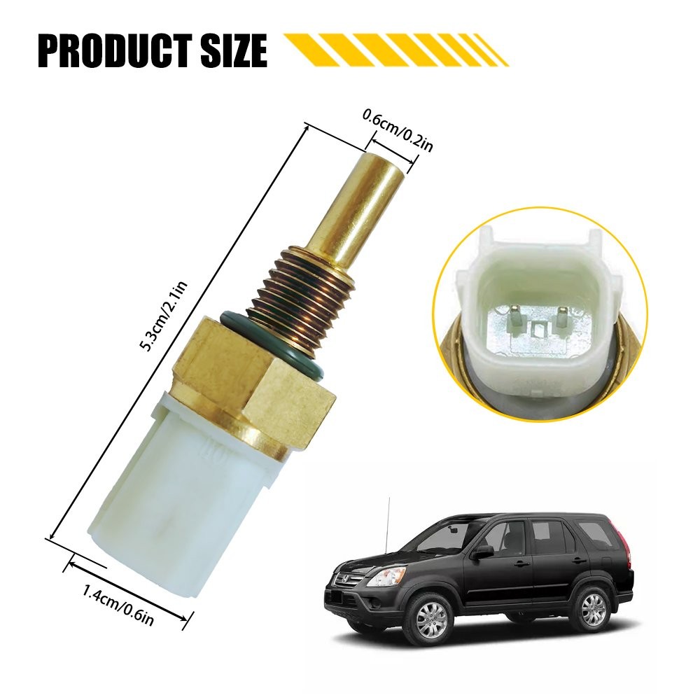 Engine Coolant Temperature Sensor Sender Temp for Honda Pilot Ridgeline Accord
