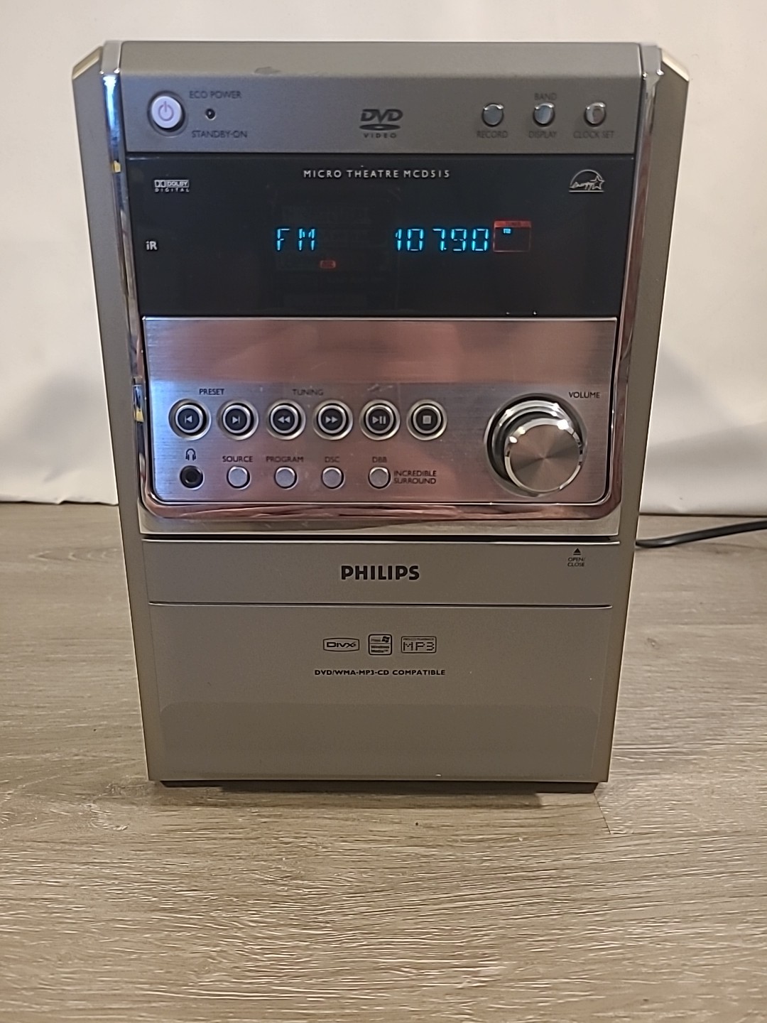 Philips MCD515/37 DVD Micro Home Theater System  Cassette DVD/DIVx/MP3