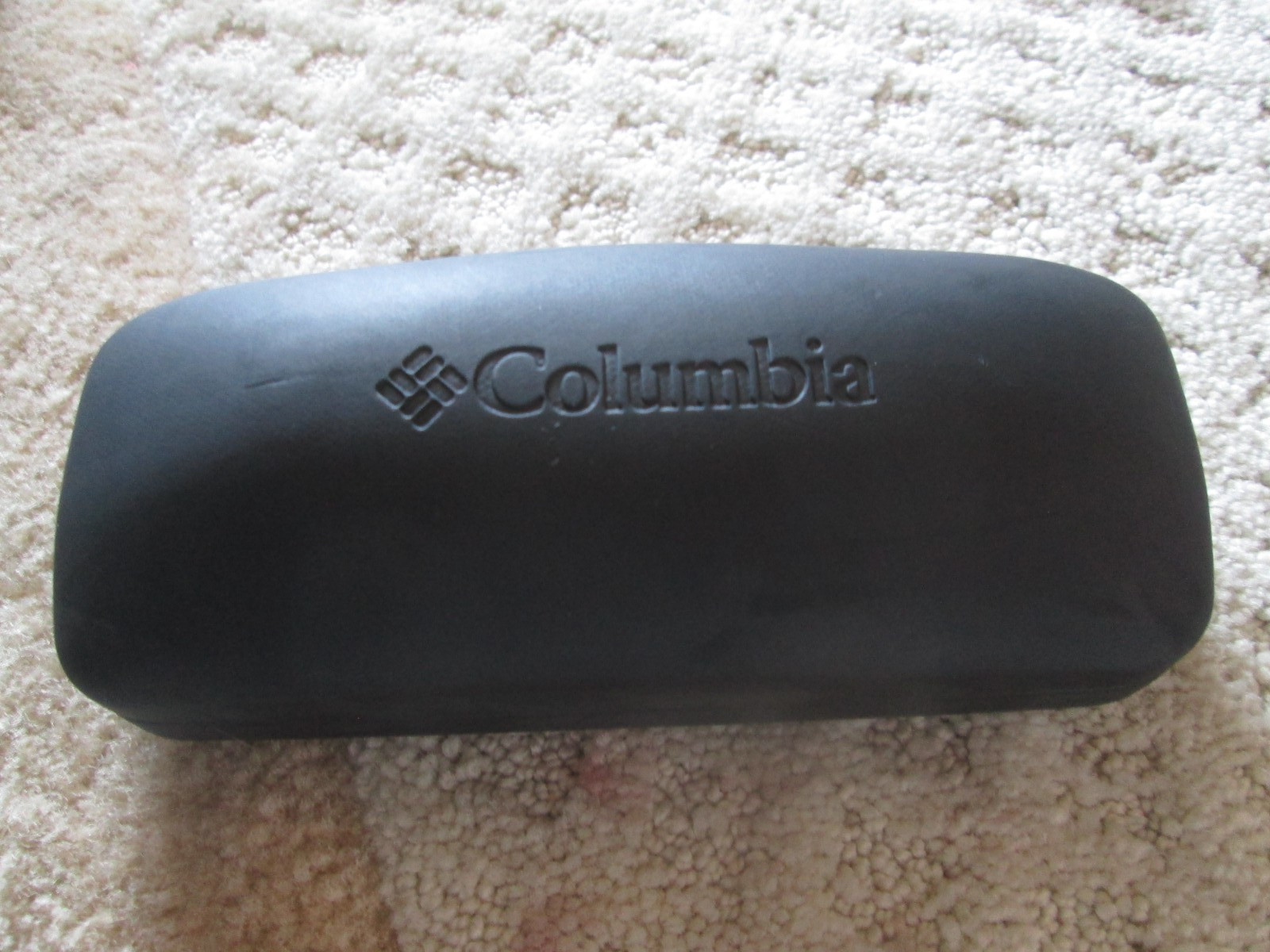 Columbia Black/Gray Hard Clam Shell Glasses Case Sunglasses Eyeglasses Storage