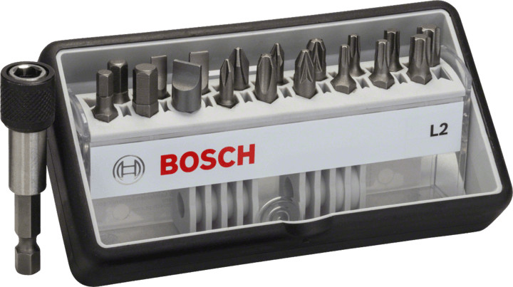 New Genuine Bosch 2607002568 Extra Hard Screwdriver Bit Set, Robust Line