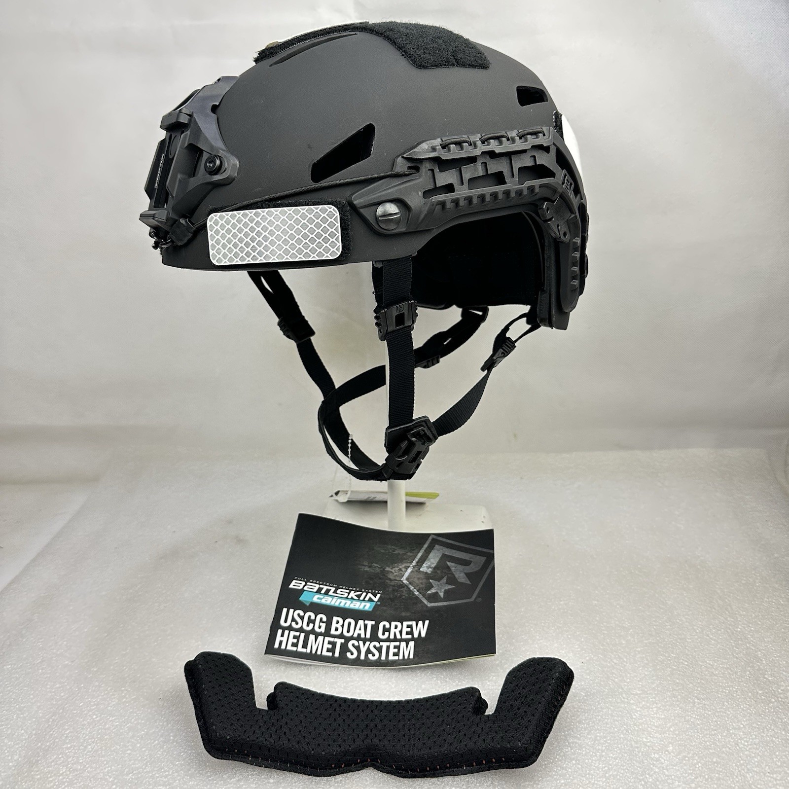 XL Revision Batlskin Caiman USCG Boat Crew Tactical NVG Bump Helmet Black NOS