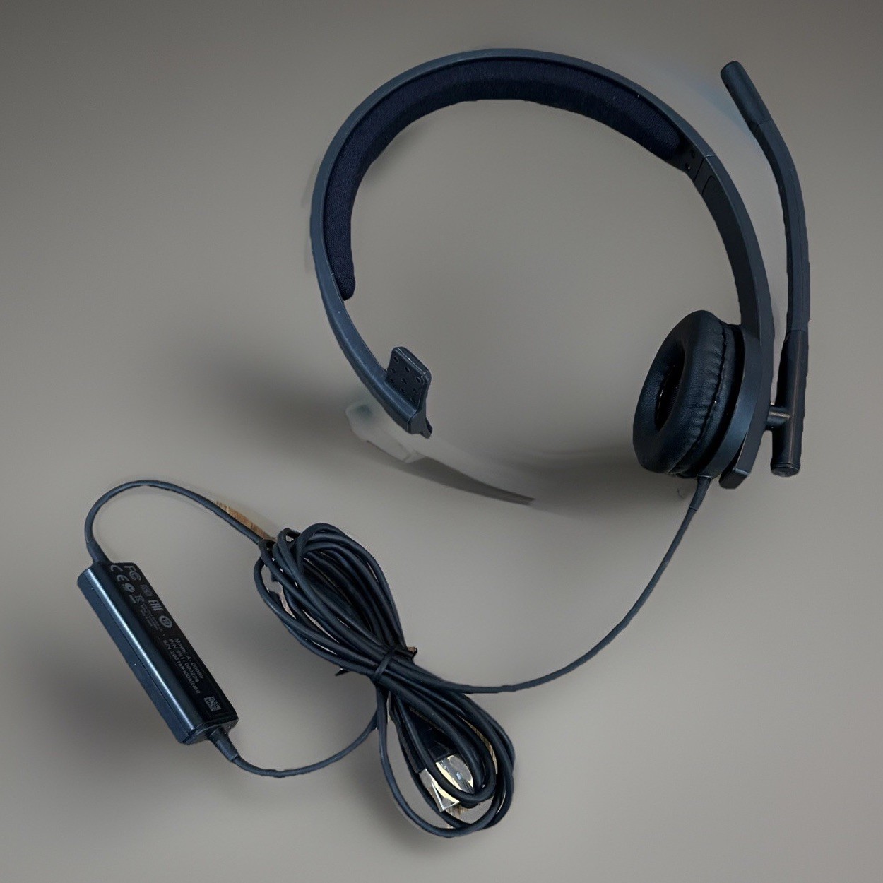 LOGITECH A-00063 Black Wired USB Headset 881-000229