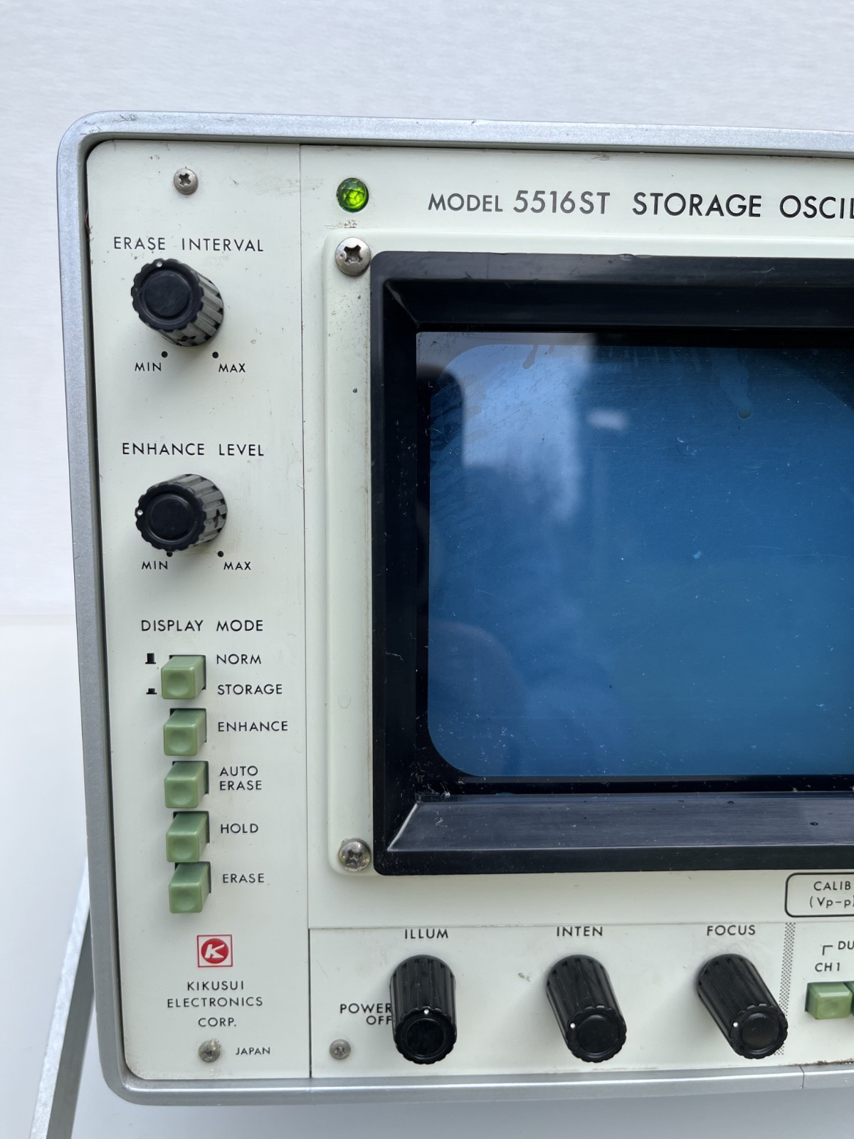 Kikusui Model 5516ST Storage Oscilloscope Kikusui Electronics Portable MiniScope