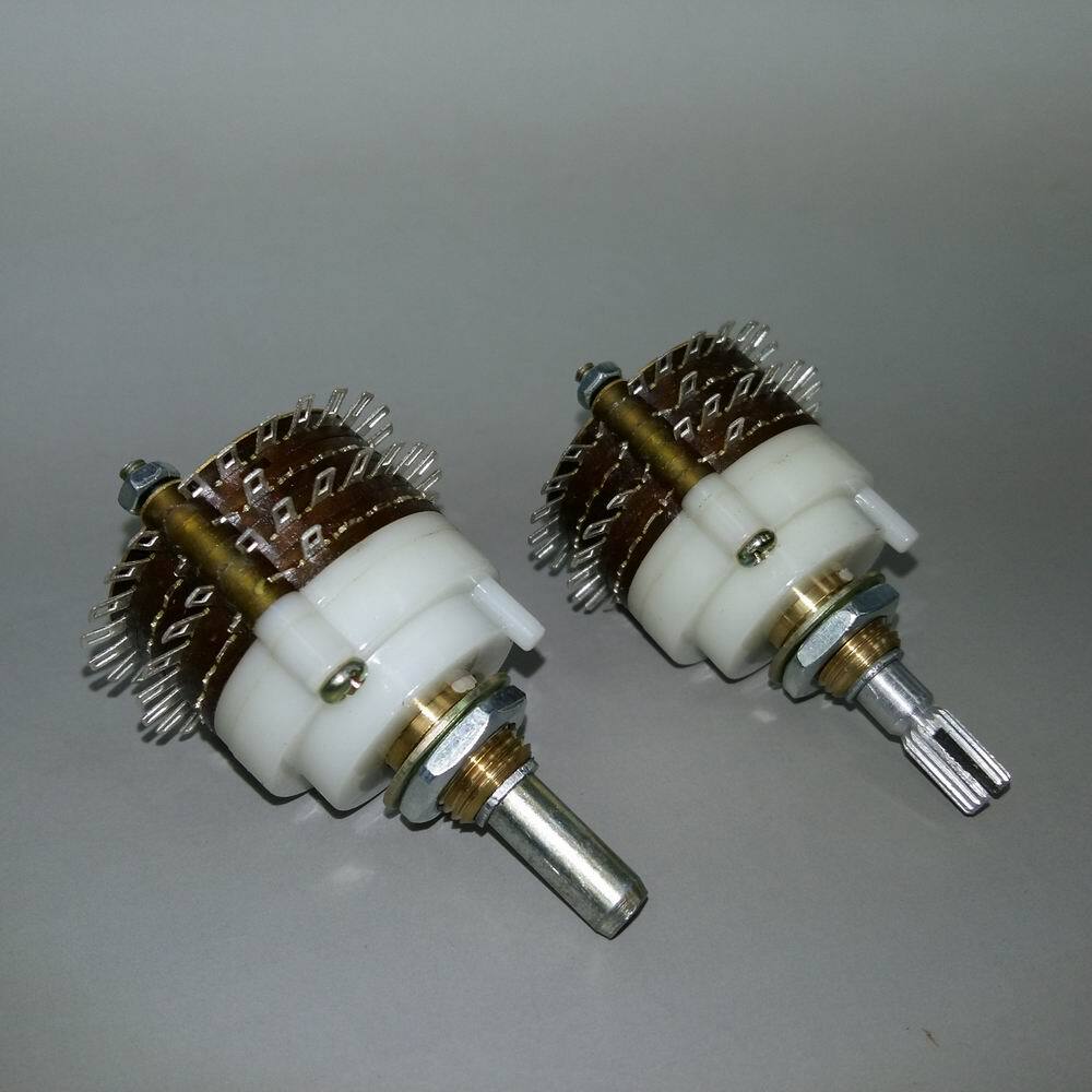 23-Step Silver Plated Contact Rotary Switch for Stereo Volume Potentiometer DIY
