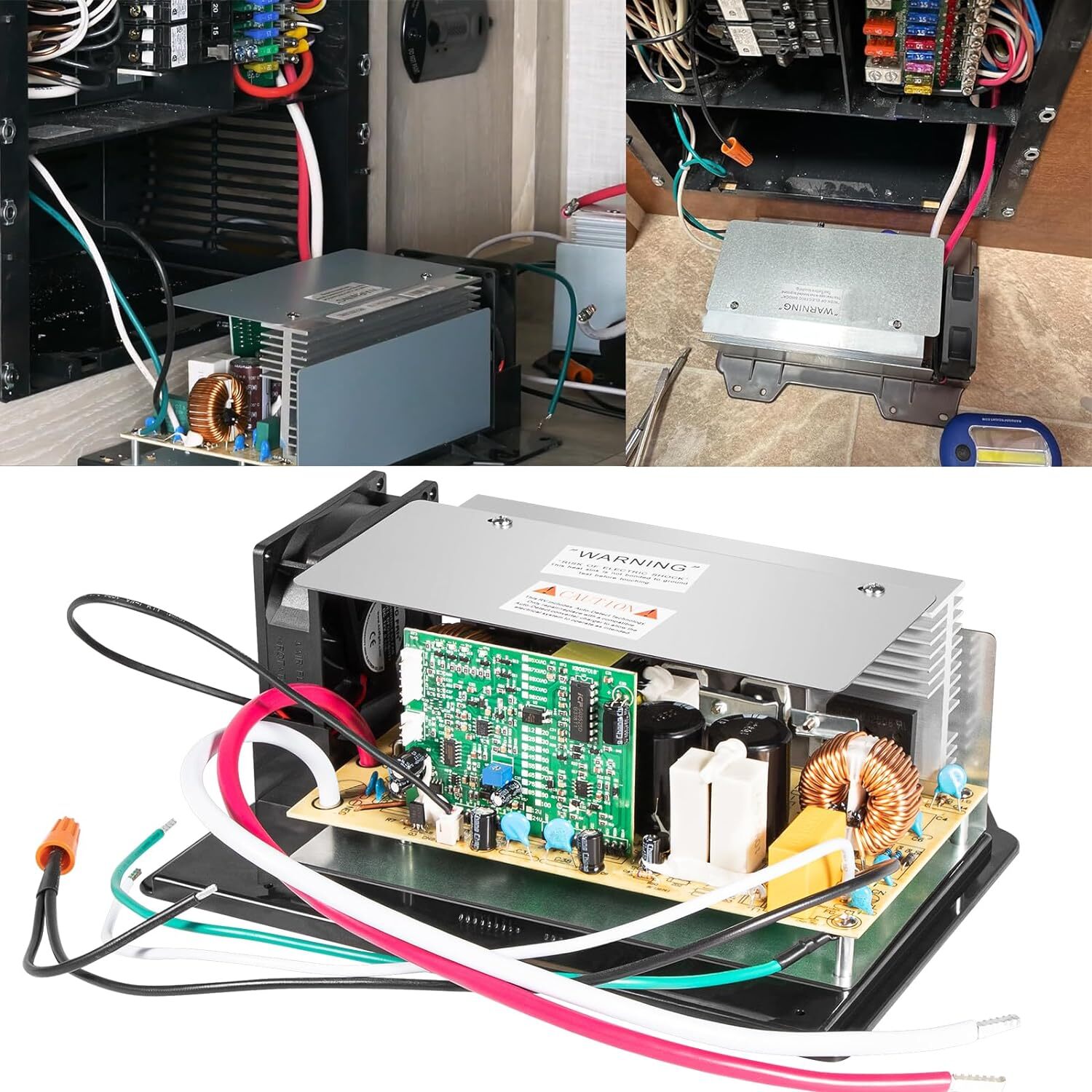 For WFCO WF-8955-AD-MBA 950W 55A 105-130VAC Power Converter Main Board Assembly
