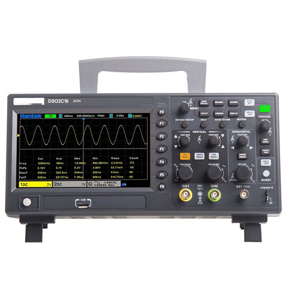 Digital Storage Oscilloscope DSO2C10 for HANTEK 1GS/s 100 MHz