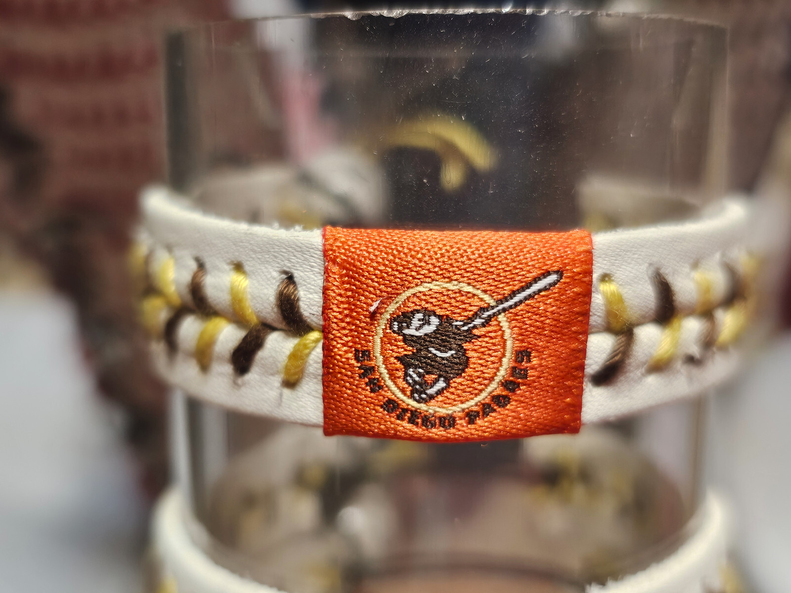 SAN DIEGO PADRES THROWBACK MLB BASEBALL BRACELET LEATHER