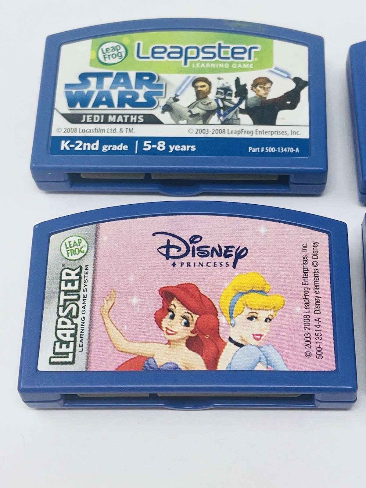Leap Frog Leapster Learning Game Lot Disney Star Wars
