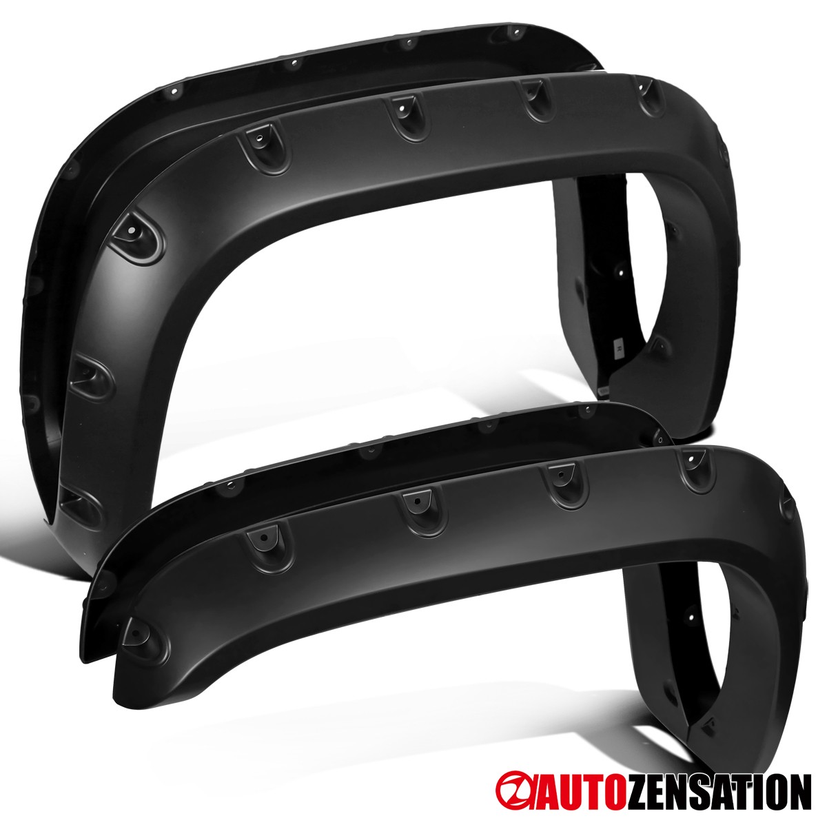 Fit 1994-2001 Dodge Ram 1500 2500 3500 Smooth Pocket Rivet Fender Flares Covers