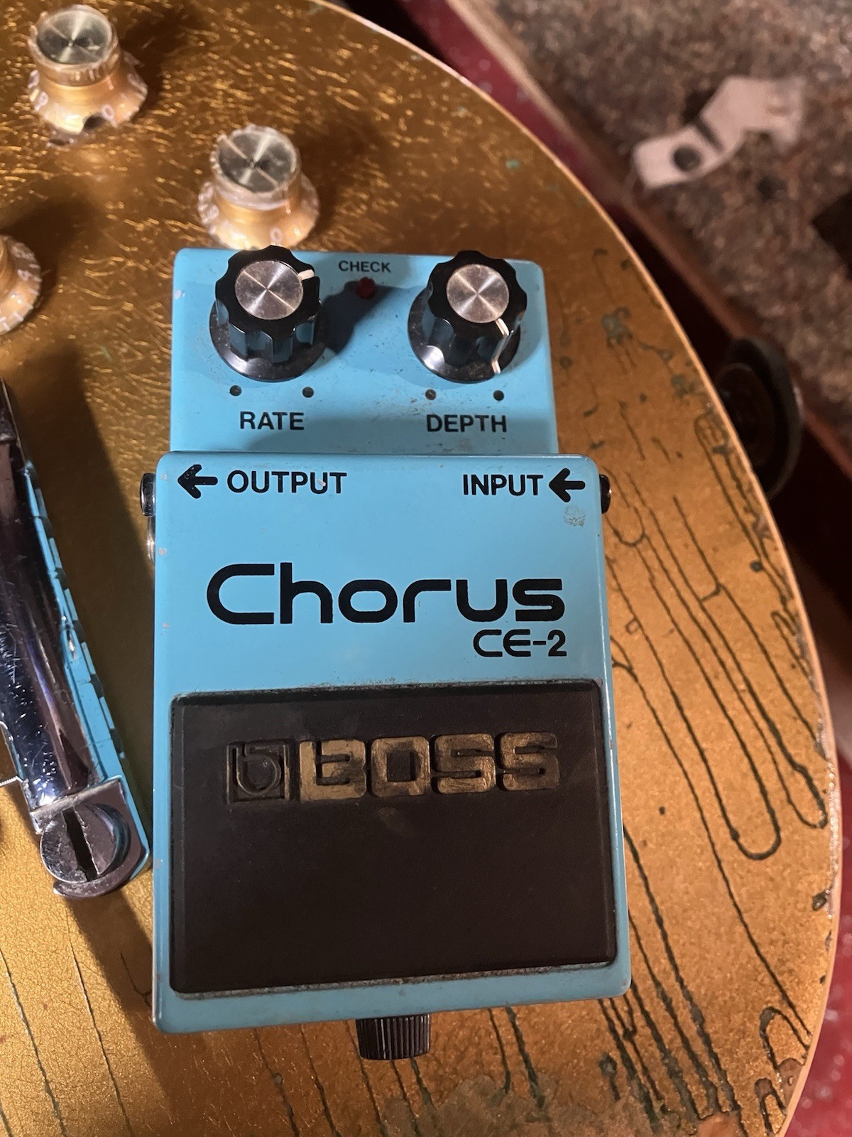 BOSS CE-2 Chorus Pedal Vintage Taiwan Roland Guitar Effect Analog