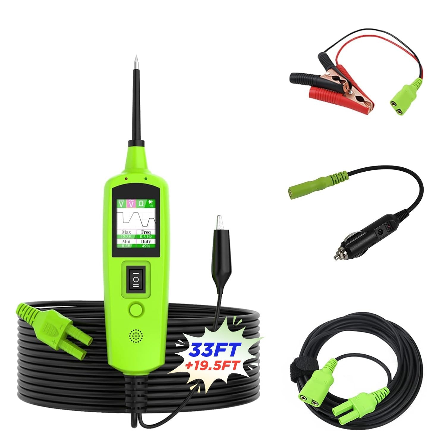 Power Circuit Probe Kit - 6-24-30v Automotive Circuit Tester with Vehicle Tracer