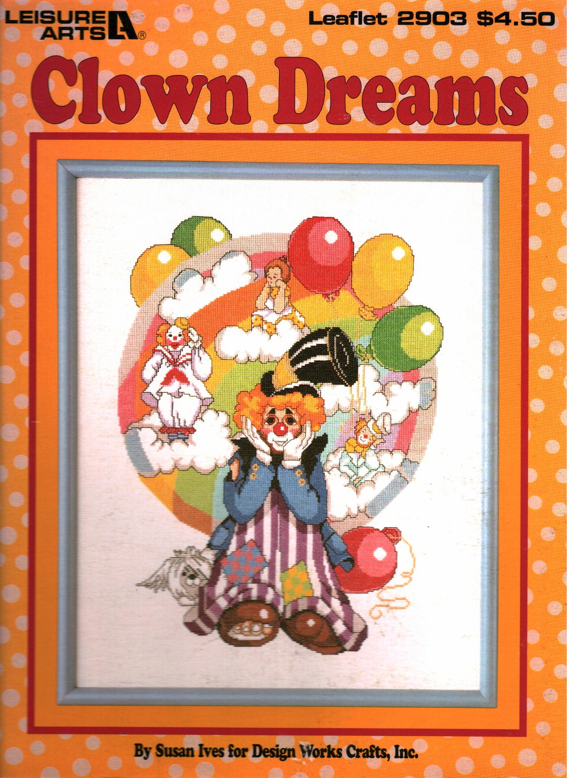 Clown Dreams Counted Cross Stitch | Leisure Arts 2903