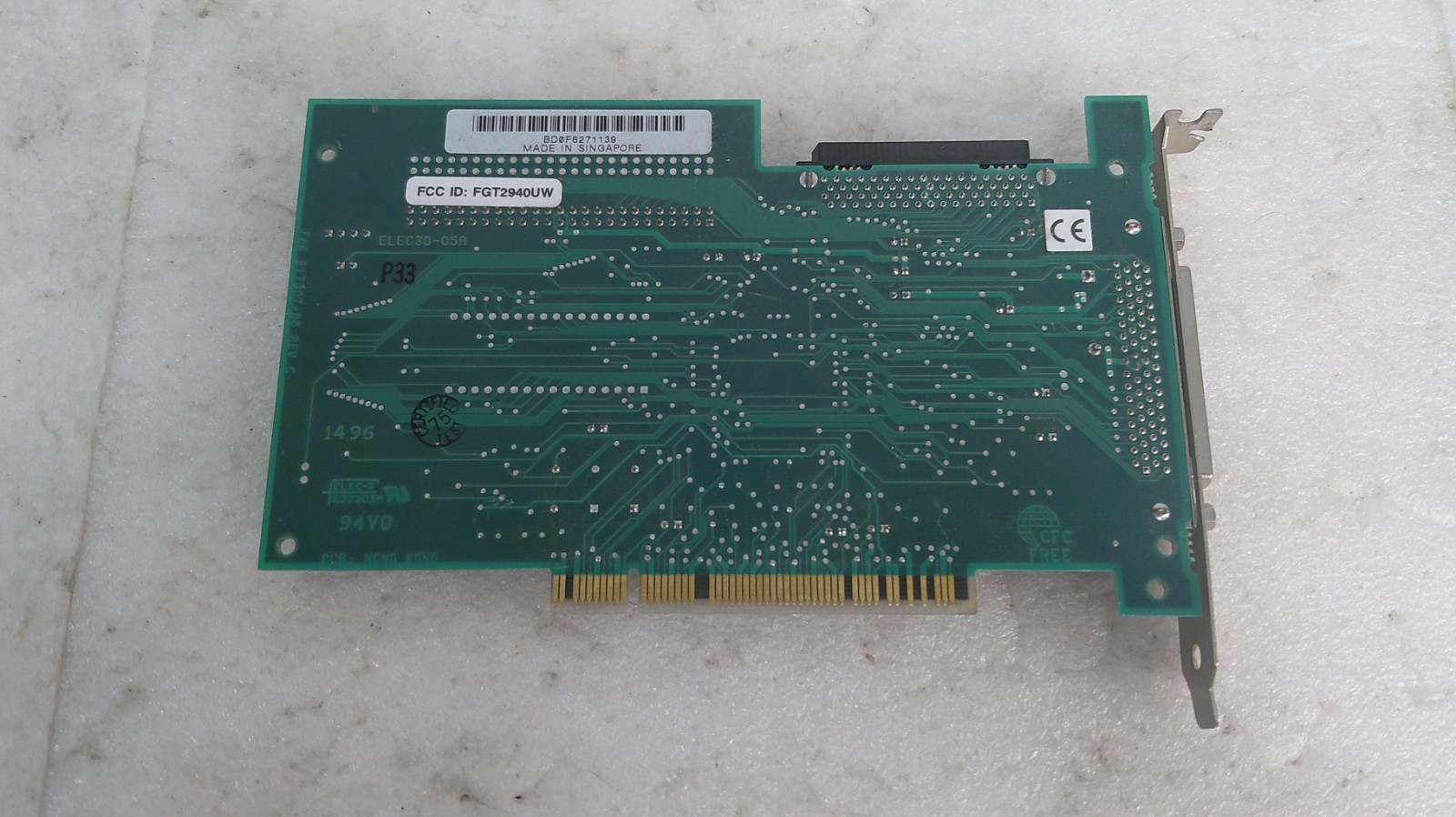 Adaptec AHA-2940W/2940UW 917306-00 SCSI Controller Card