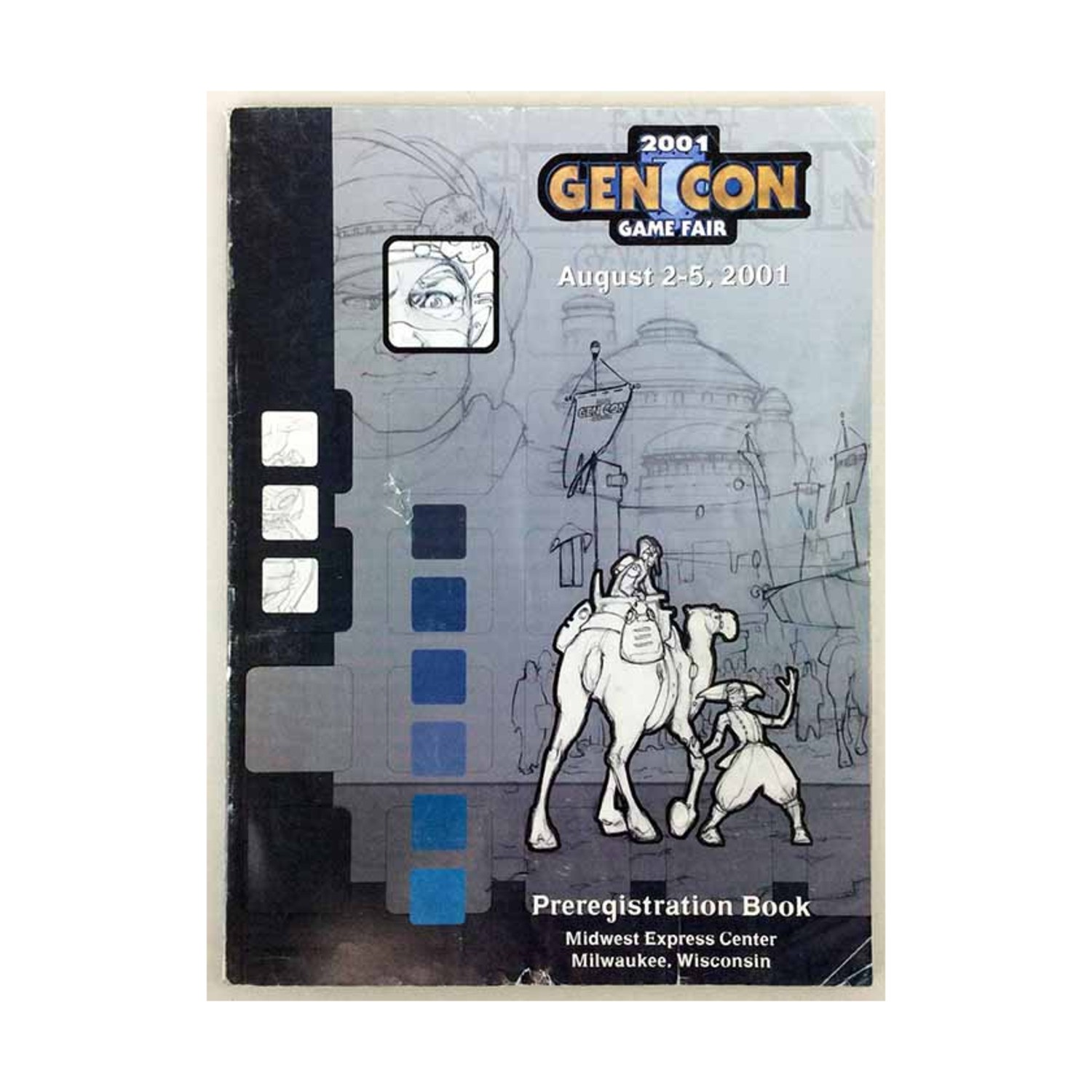 TSR Gen Con 2001 Pre-Registration Book VG+