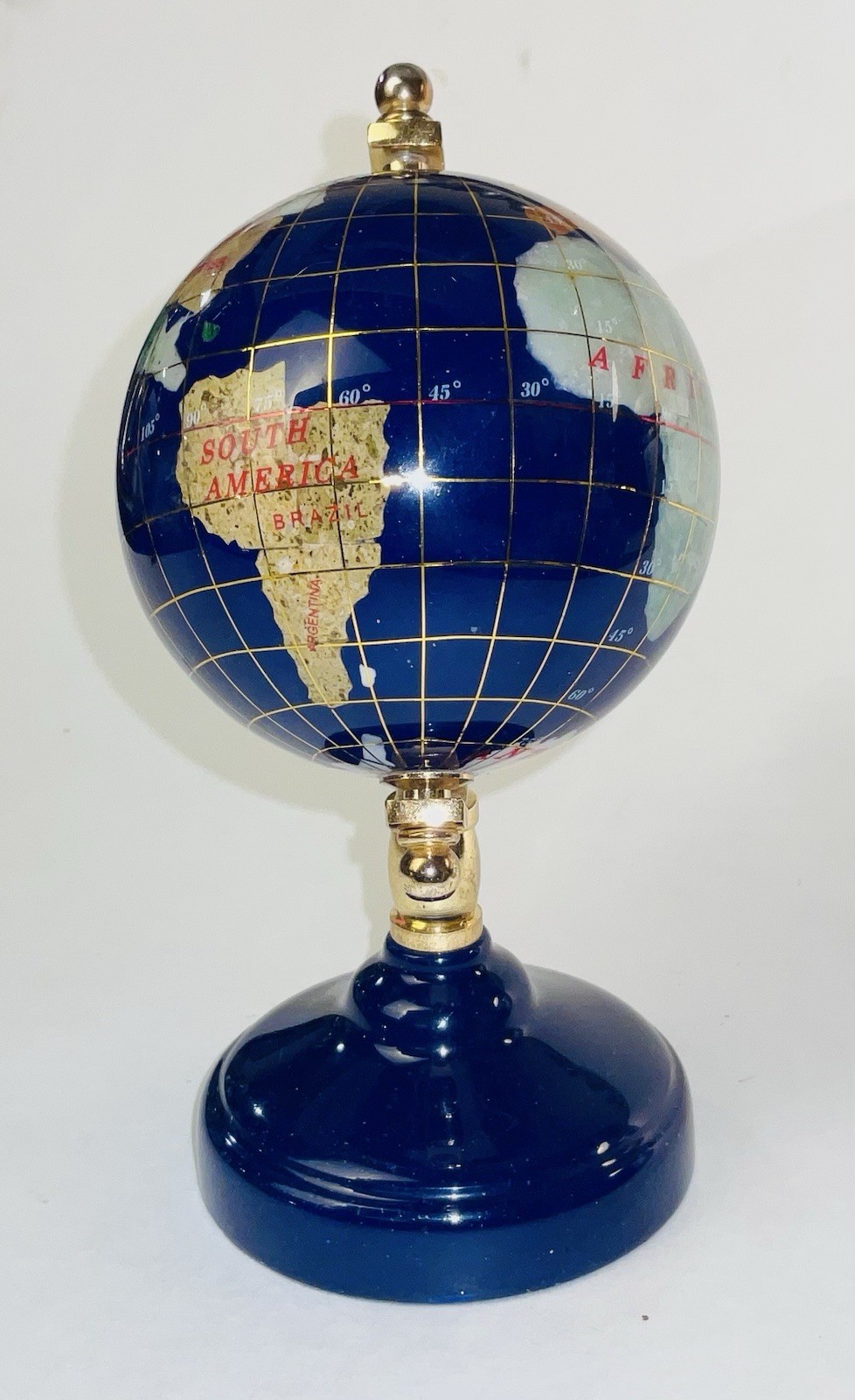 Globe World Map Desktop Globe 6" Deep Blue