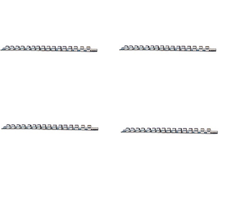 BRAND NEW Lot of 4 1/4" Socket Rail Holders USA SELLER SALE !!!!!!!!
