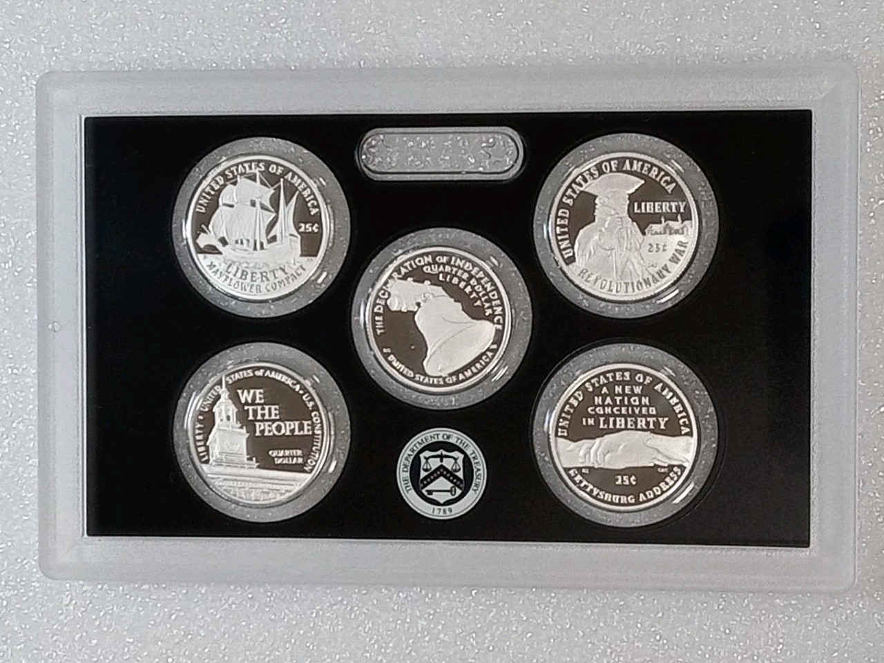 1776-2026 S Silver Proof Five Quarter Set from Silver Proof Set - SHIPS FAST!