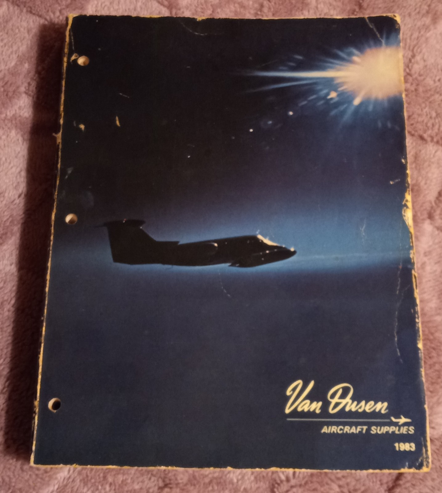 Vintage Van Dusen Aircraft Parts Supplies Catalog Book Airplane Plane  1983