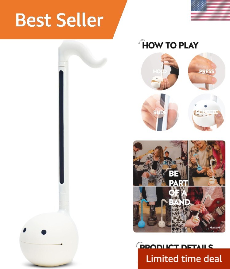 Award-Winning Maywa Denki Portable Synthesizer - Educational Fun Gift, White