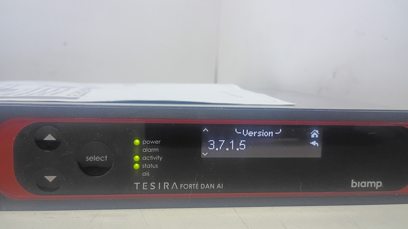 Clean, Working BIAMP Tesira Forte Dan AI Digital Audio Signal Processor