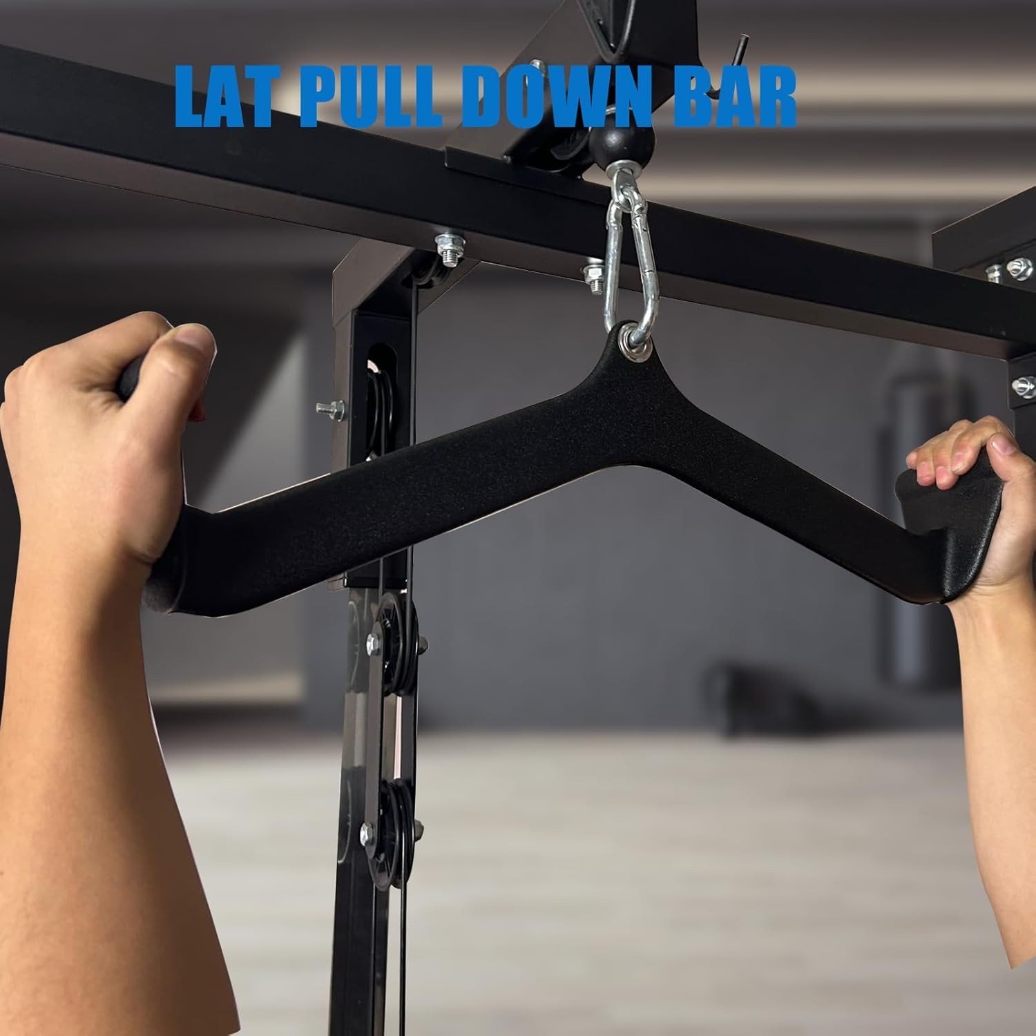 LAT Pulldown Attachments, Bar Cable Machine Attachment,T-bar Style 01