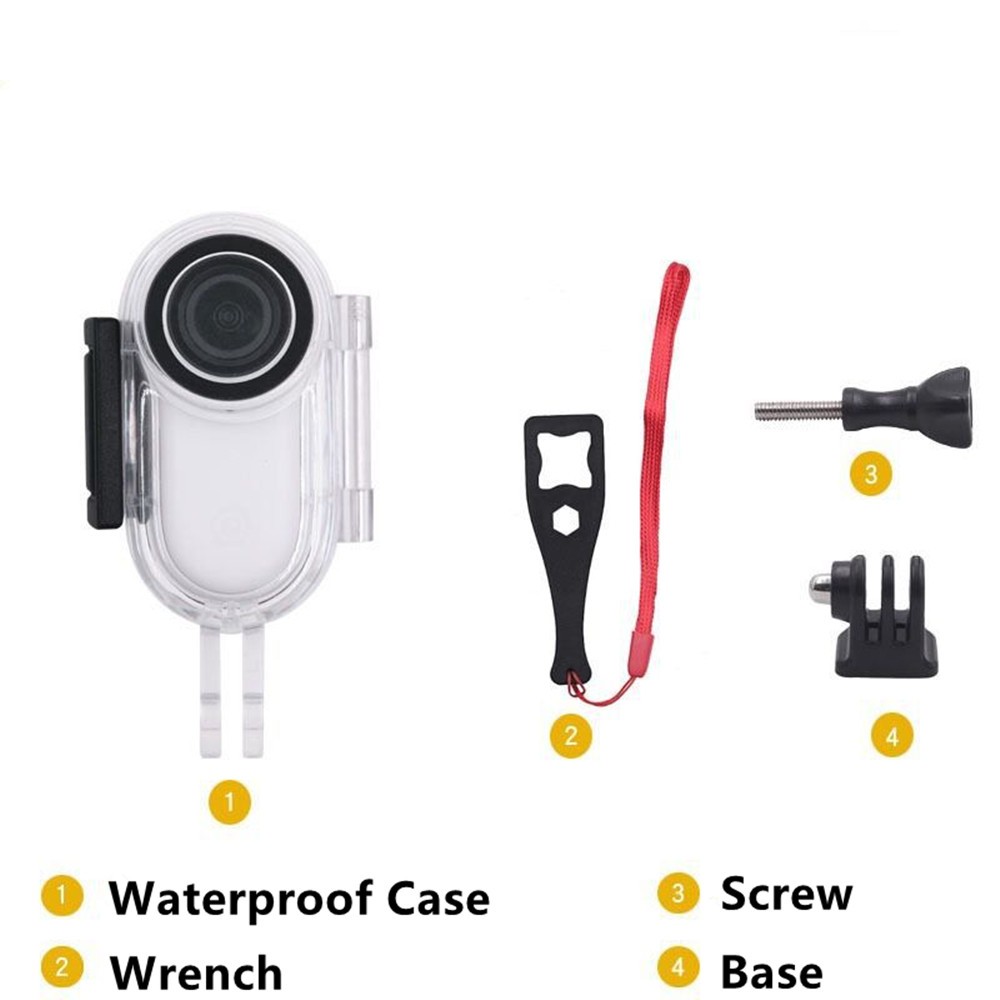 Divingh/Swimming Waterproof Case Shell Protective Cover For Insta360 Go2 Thumb