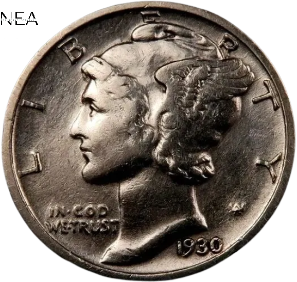 1930 Mercury Dime ~ Borderline Uncirculated (AU++) ~ 90% Silver