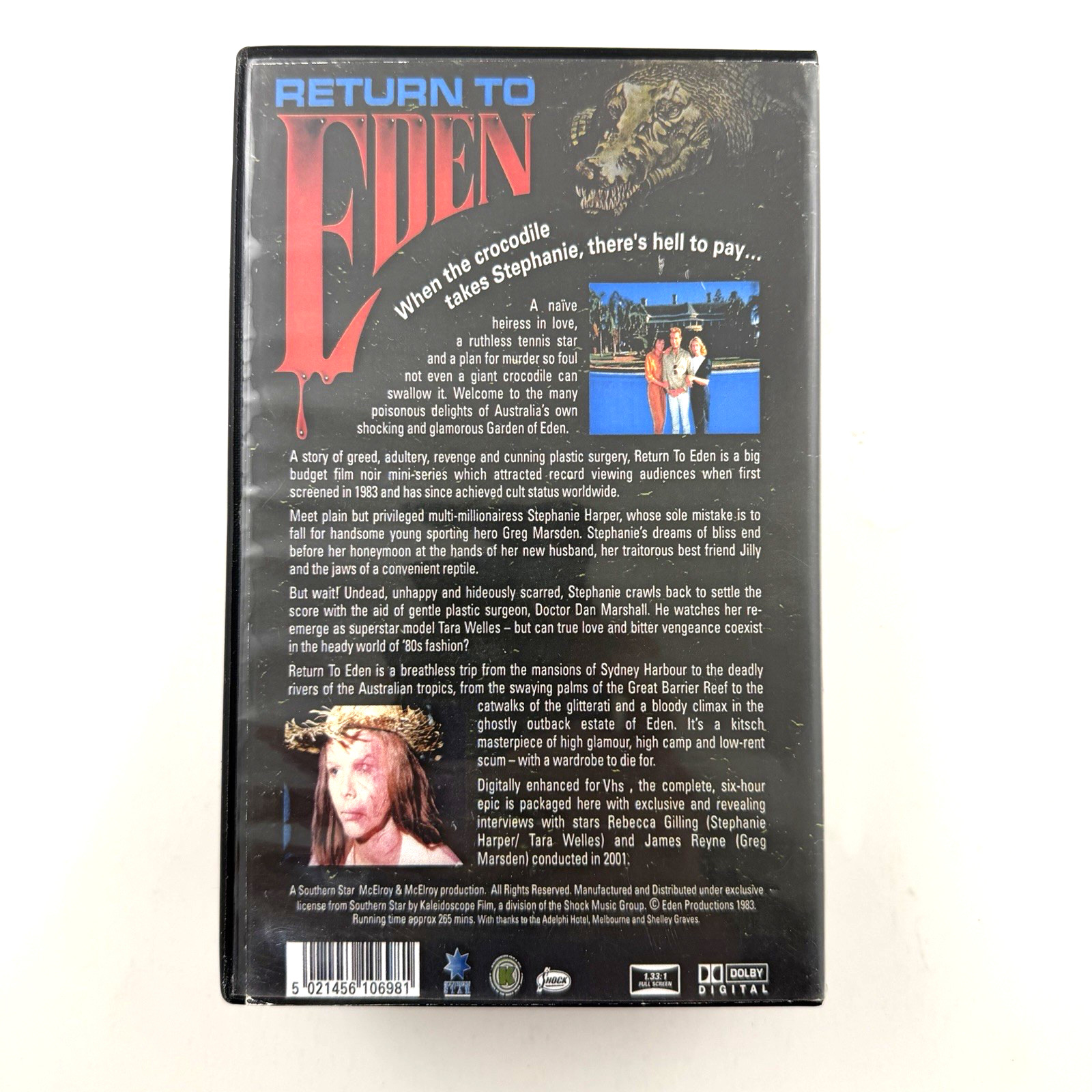 RETURN TO EDEN VHS 2 Tape Set Australia Release Complete Miniseries