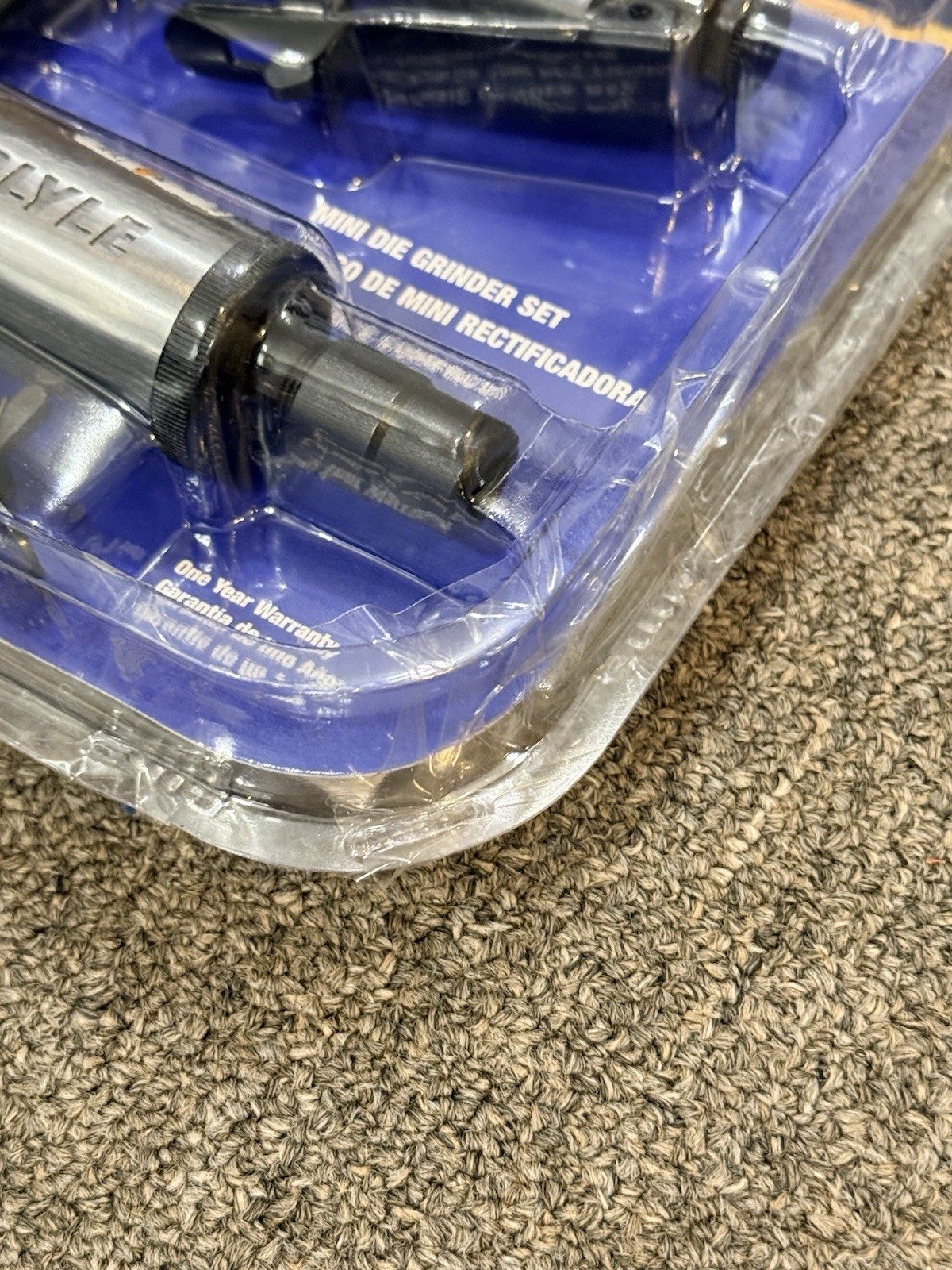 NAPA CARLYLE TOOLS 6-2613 MINI DIE GRINDER SET ~ READ ~