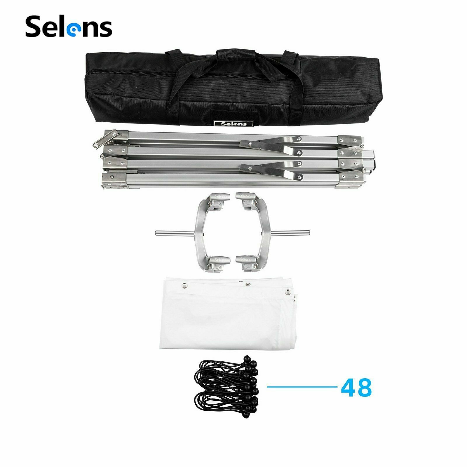 Selens Portable Large Studio Photography Commercial Soft Light Diffusers Screen