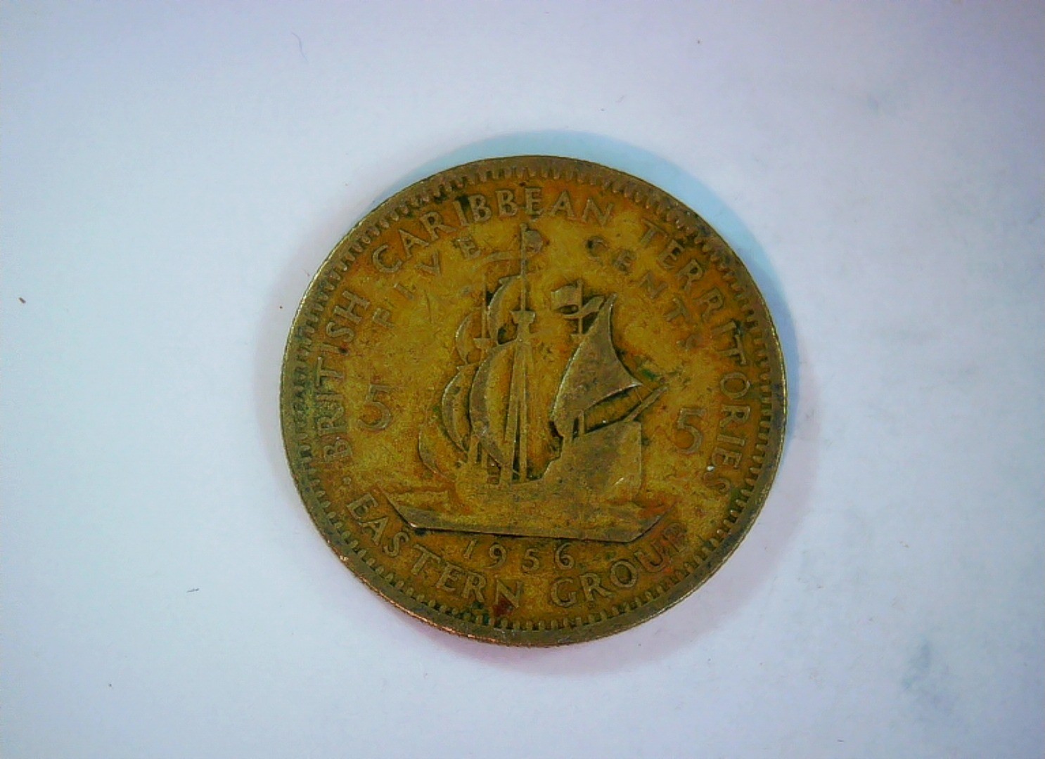 British Caribbean Territories, Eastern Group 1956 5c British Caribbean Territori