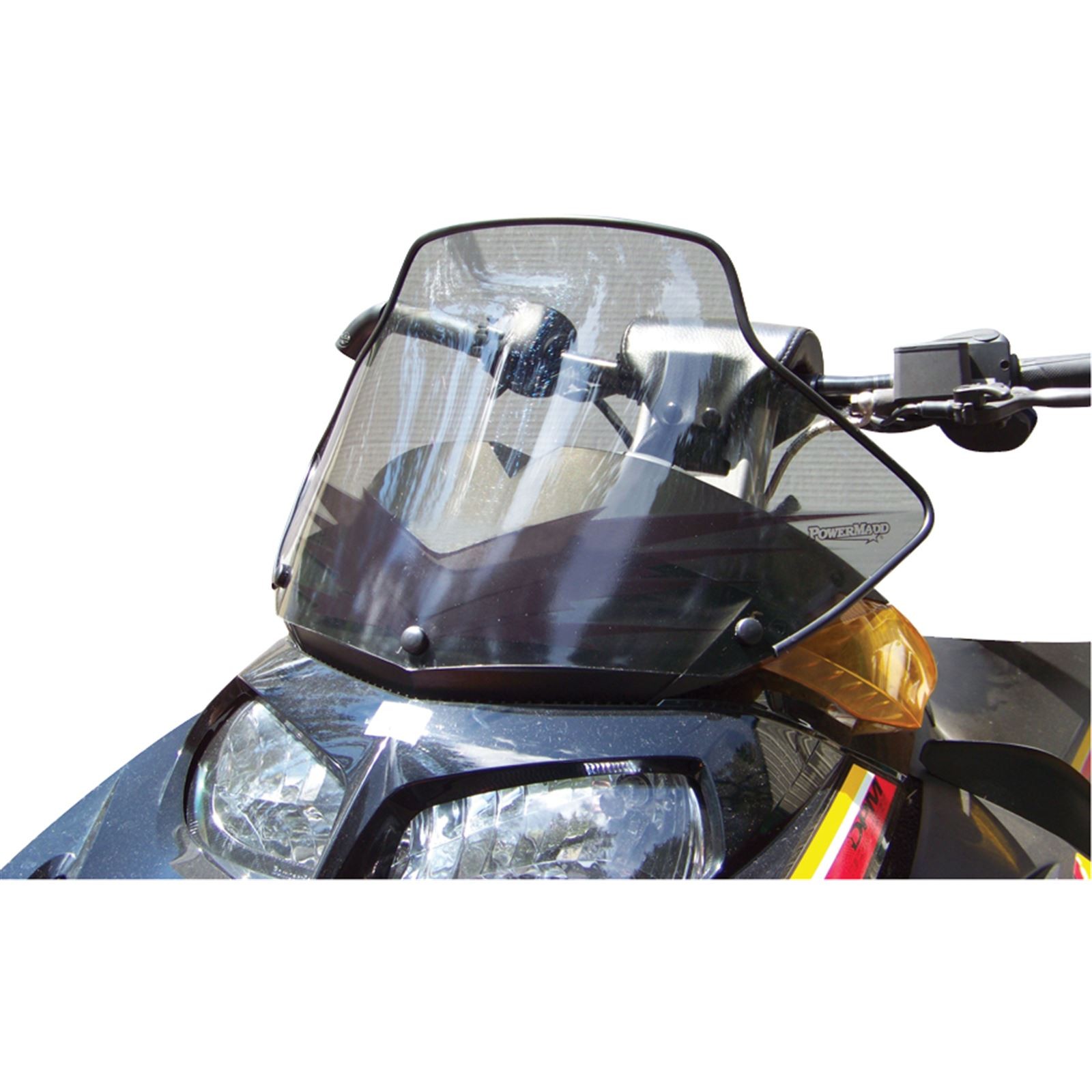 Powermadd Cobra Windshield - 11" - Tint with Black Trim for Ski-Doo 13031