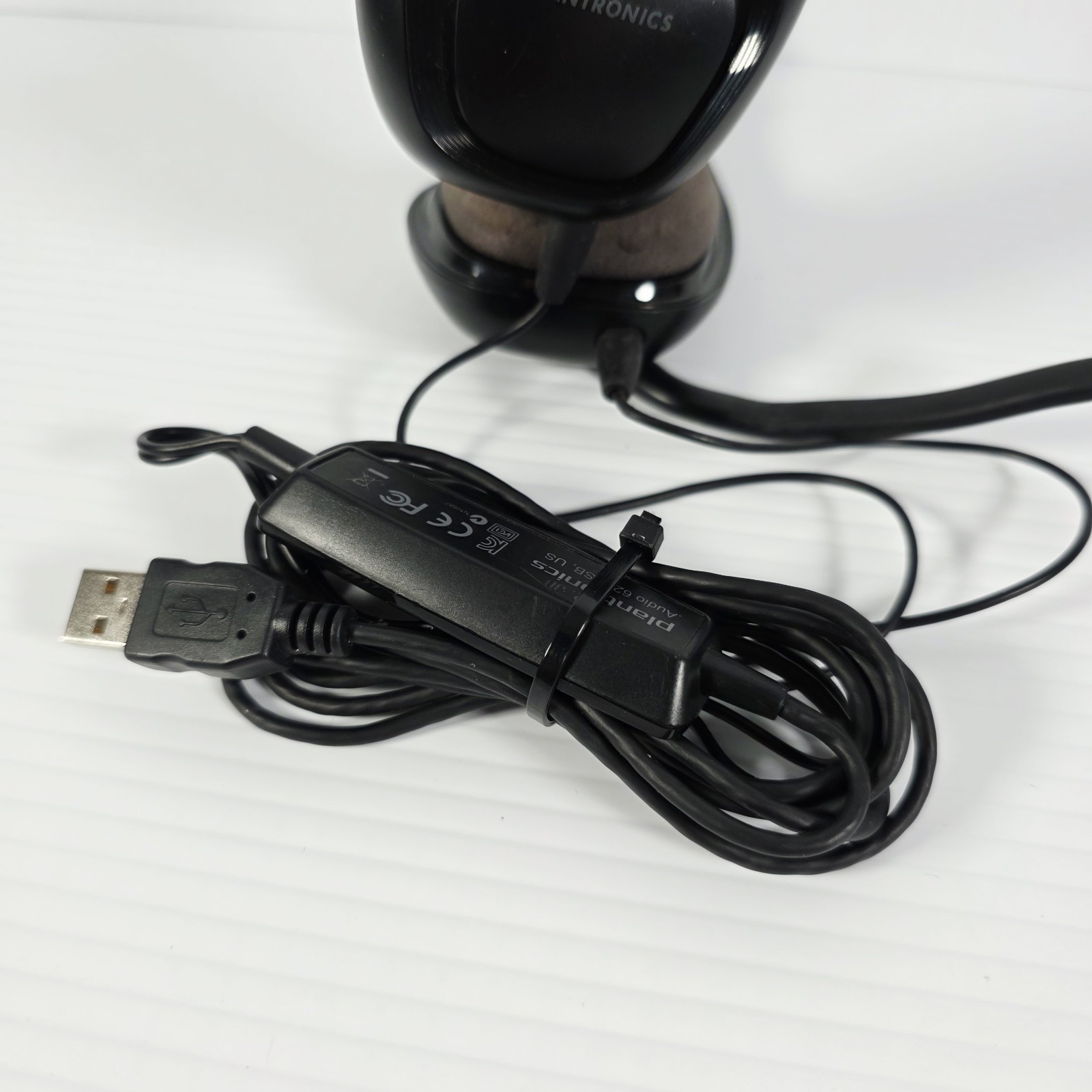 Plantronics Audio 628 Black Headband Headset USB - Tested