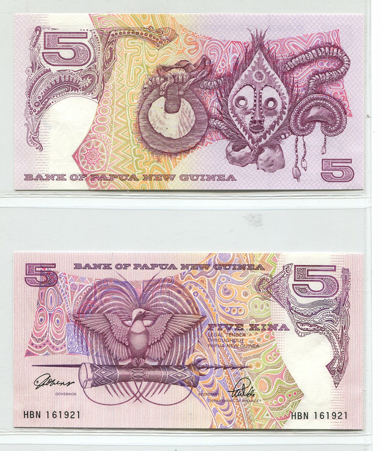 New Guinea 1993 5 Kina | Uncirculated Banknote | UNC