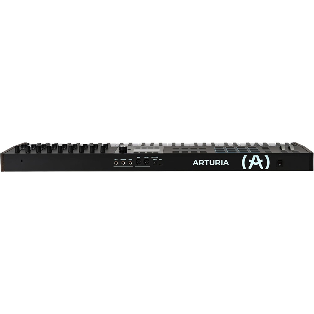 Arturia KeyLab 61 mk3 Pro MIDI Controller (Black) w/ Pedal, Cover & cable KIT