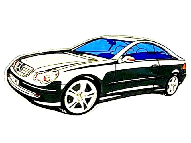 Mercedes Benz CLK-Class Presentation Geneva 2002 Pin (H6)