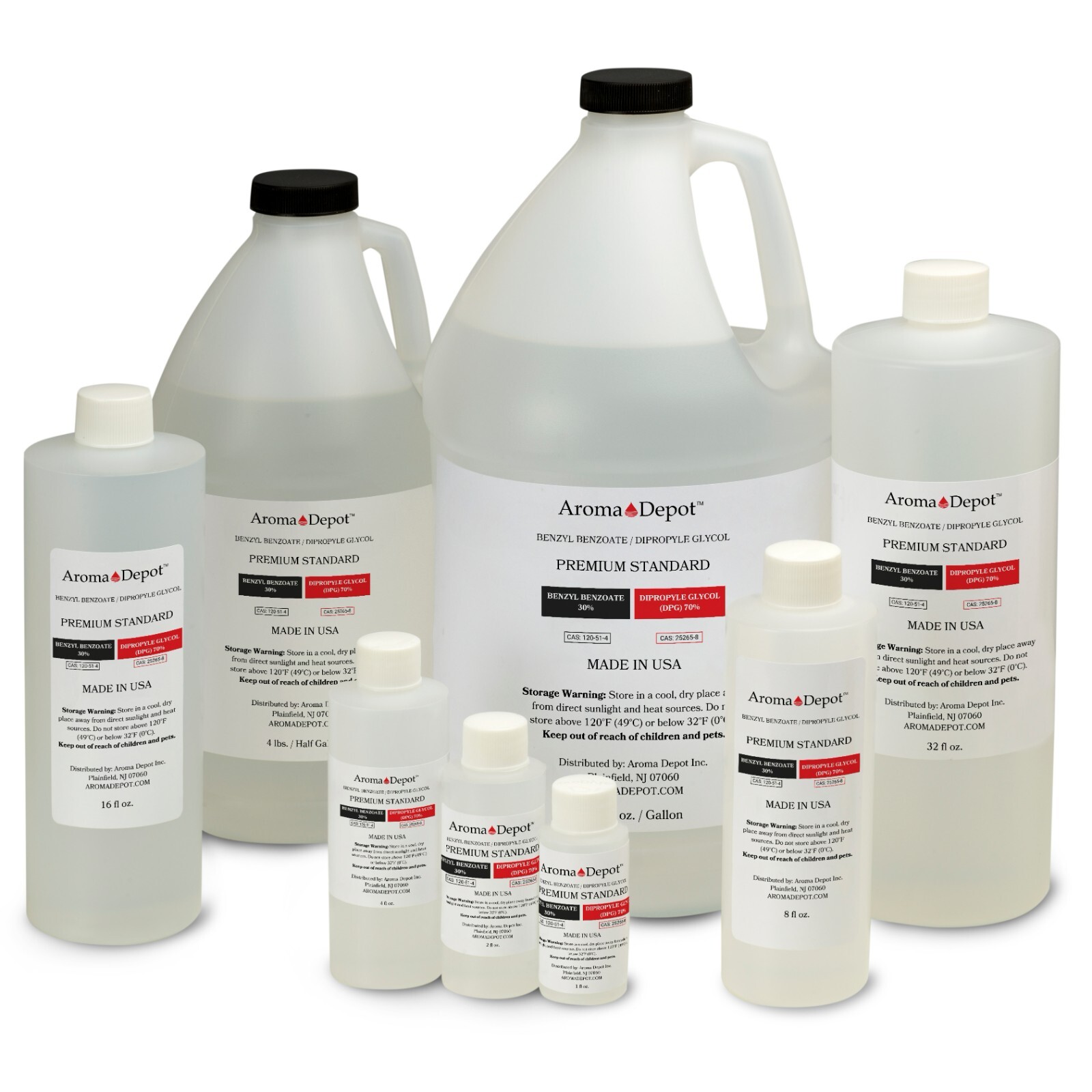 4 oz. - 70/30 DPG & Benzyl Benzoate Blend Dipropylene Glycol Aromatic Compound