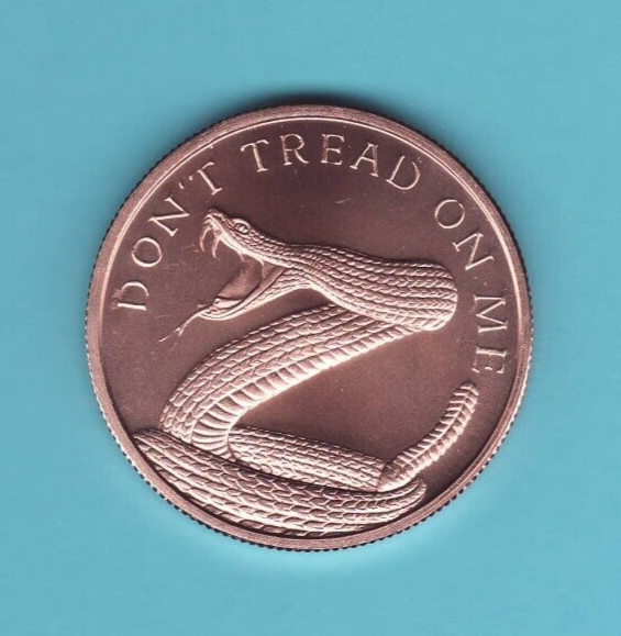 2025 DON'T TREAD ON ME   1 oz. Copper Round Coin  from Silver Shield