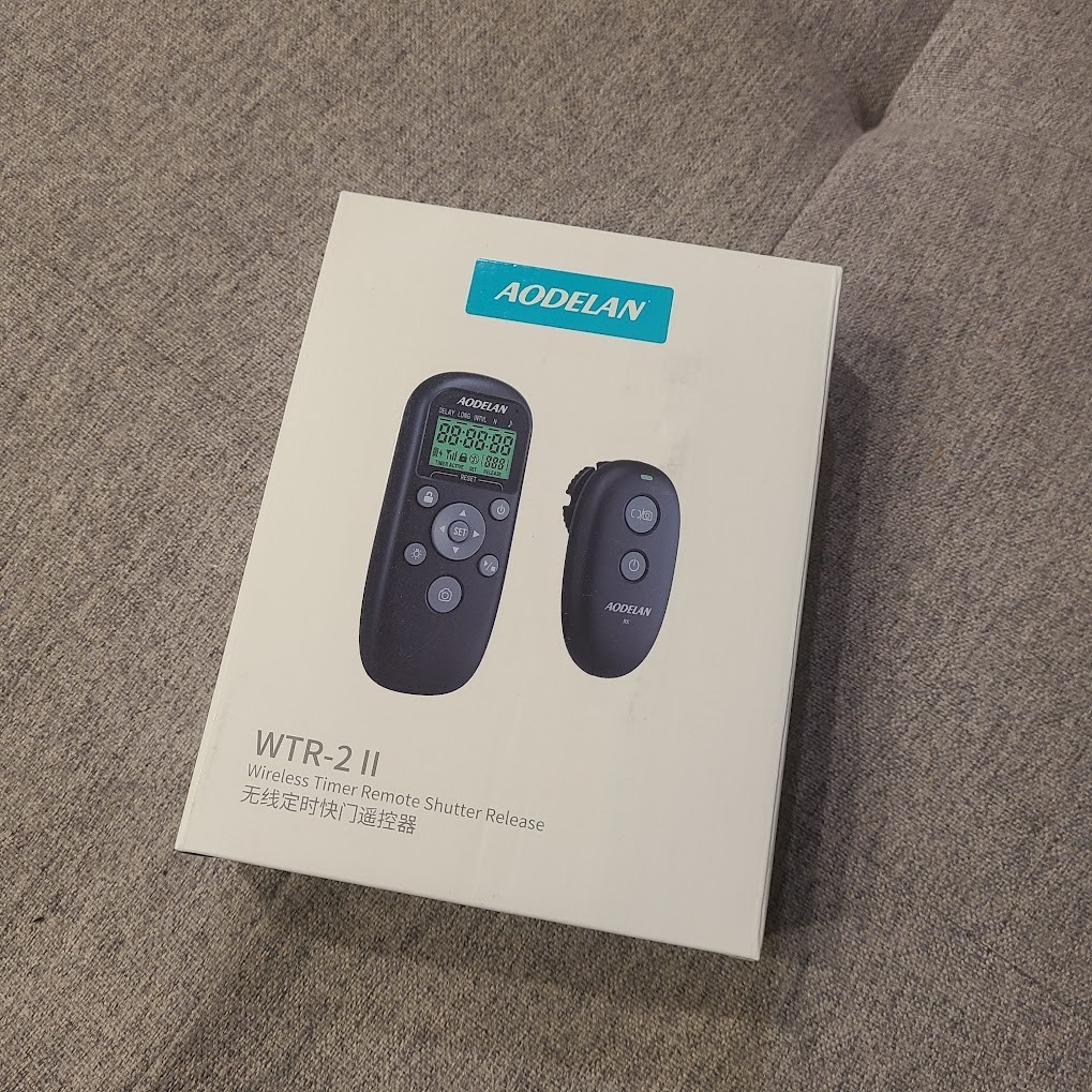 AODELAN Nikon Cameras Rechargeable Timer Shutter Release Remote Control with LCD